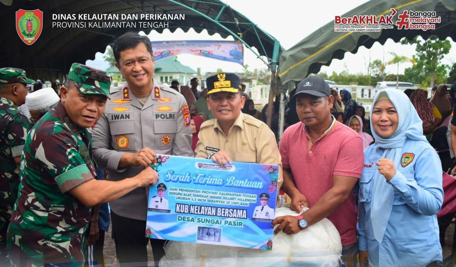 Dislutkan Kalteng Kawal Penyaluran Bantuan Perikanan Tangkap untuk Nelayan Pantai Lunci