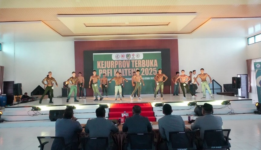 Kejuaraan Men’s Fitness Physique 2025, belum lama ini.