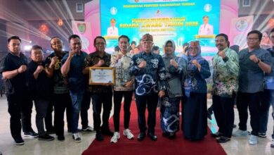 Dinas SOSPMD Kabupaten Barito Utara meraih prestasi Harapan II kategori Produsen Data Terbaik