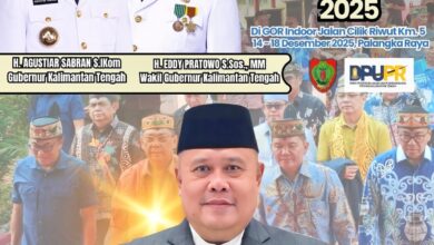 Kadis PUPR Kalteng, Prof. Dr. Ir. Juni Gultom, ST., MTP