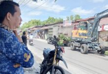 Bangunan di Atas Drainase Jalan Christopel Mihing Mulai Ditertibkan