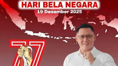 Ucapan selamat Hari Bela Negaara ke-77 dari Ketua PHRI dan PPKHI Kalteng, Suriansyah Halim, SH., SE., MH., CLA