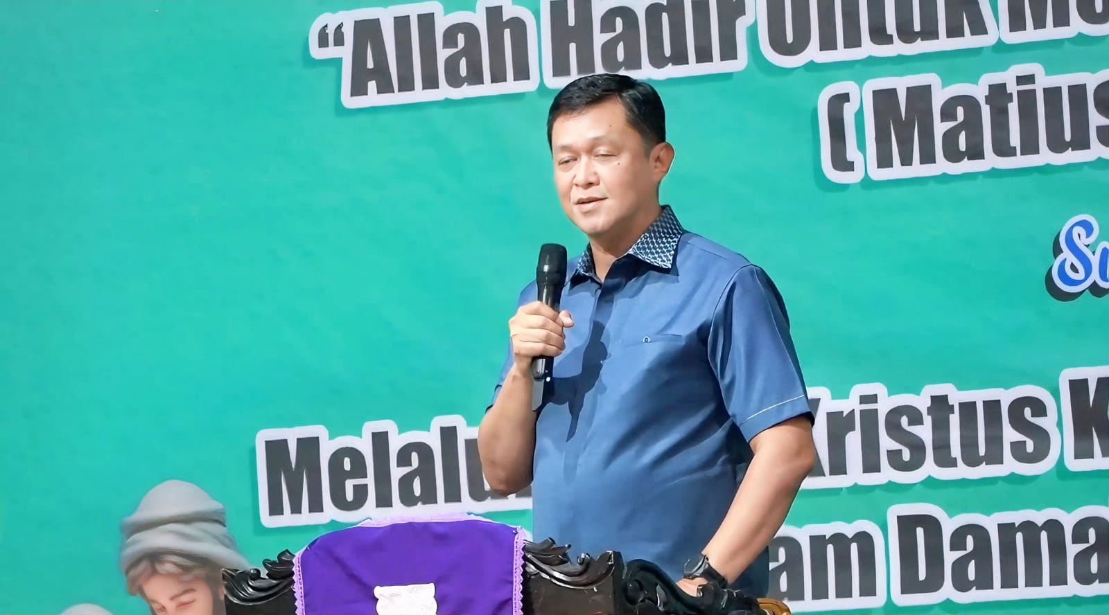 Kapolda Kalteng, Irjen Pol Iwan Kurniawan saat menyampaikan sambutan.