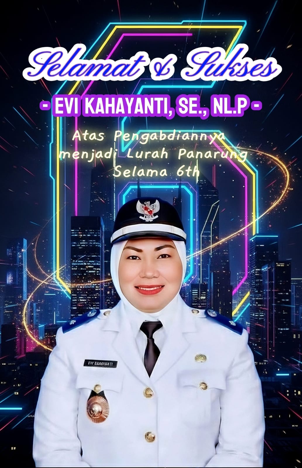 Enam Tahun Evi Kahayanti Membangun Kelurahan Panarung