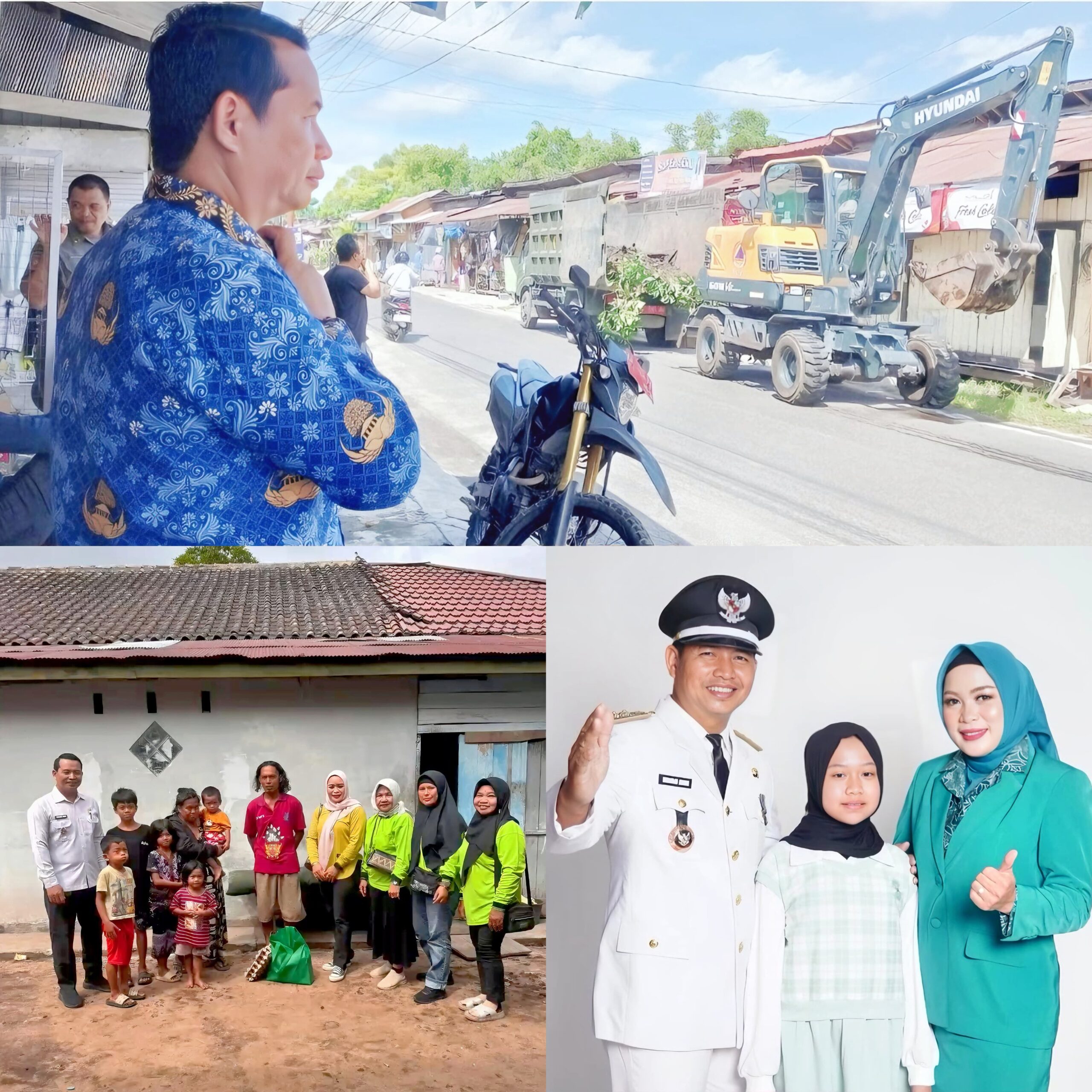 Lurah Langkai, Muhamad Abidin, SH., bersama Ketua TP PKK Kelurahan Langkai, Ny. Hosiana serta program kerjanya.