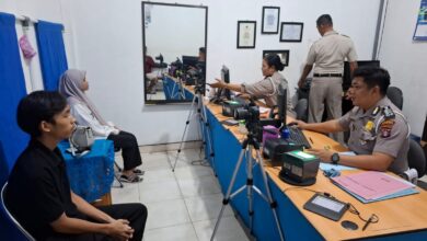 Pelayanan pembuatan SIM di Unit Regident Satlantas Polresta Palangka Raya