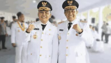 Gubernur Kalteng, H. Agustiar Sabran dan Wakil Gubernur Kalteng, H. Edy Pratowo