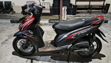 Yamaha Mio Type 2 BJ tahun 2013 yang digelapkan pelaku ML.