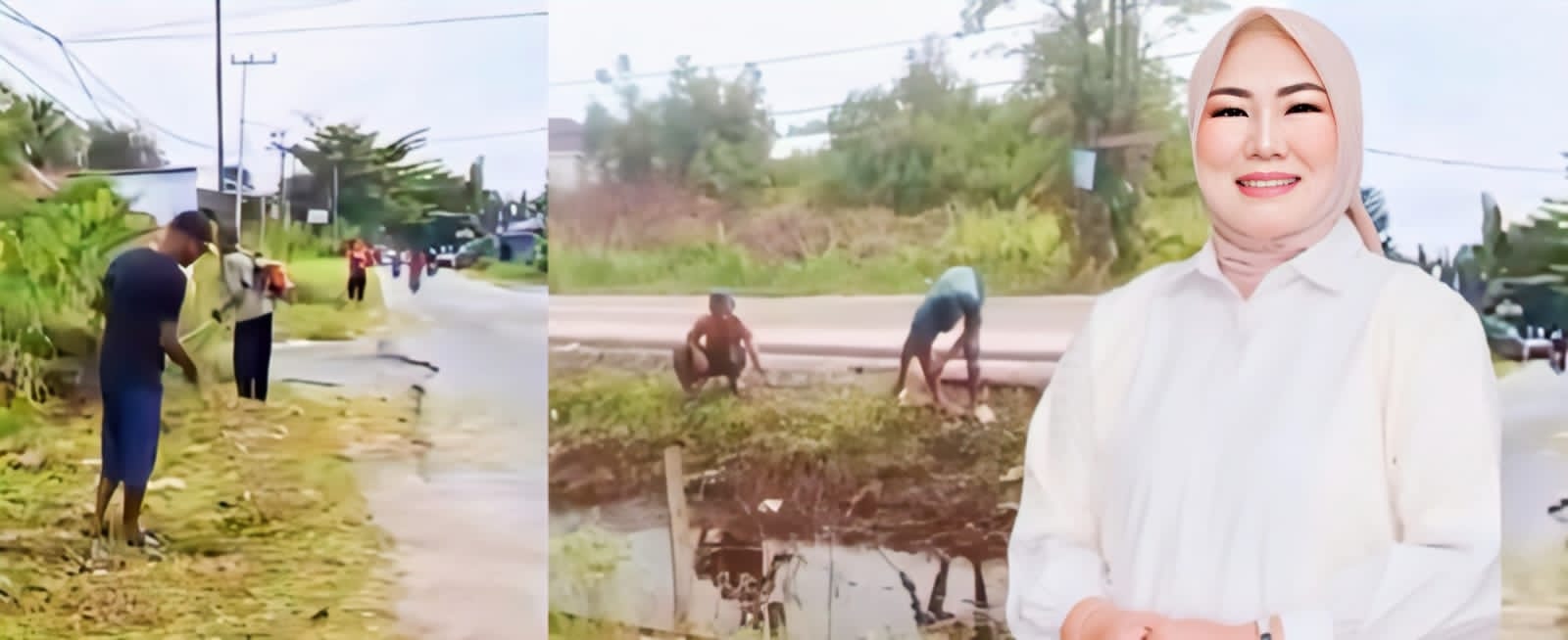 Kegiatan kerja bakti RT/RW se-Kelurahan Panarung yang di laksanakan secara serentak