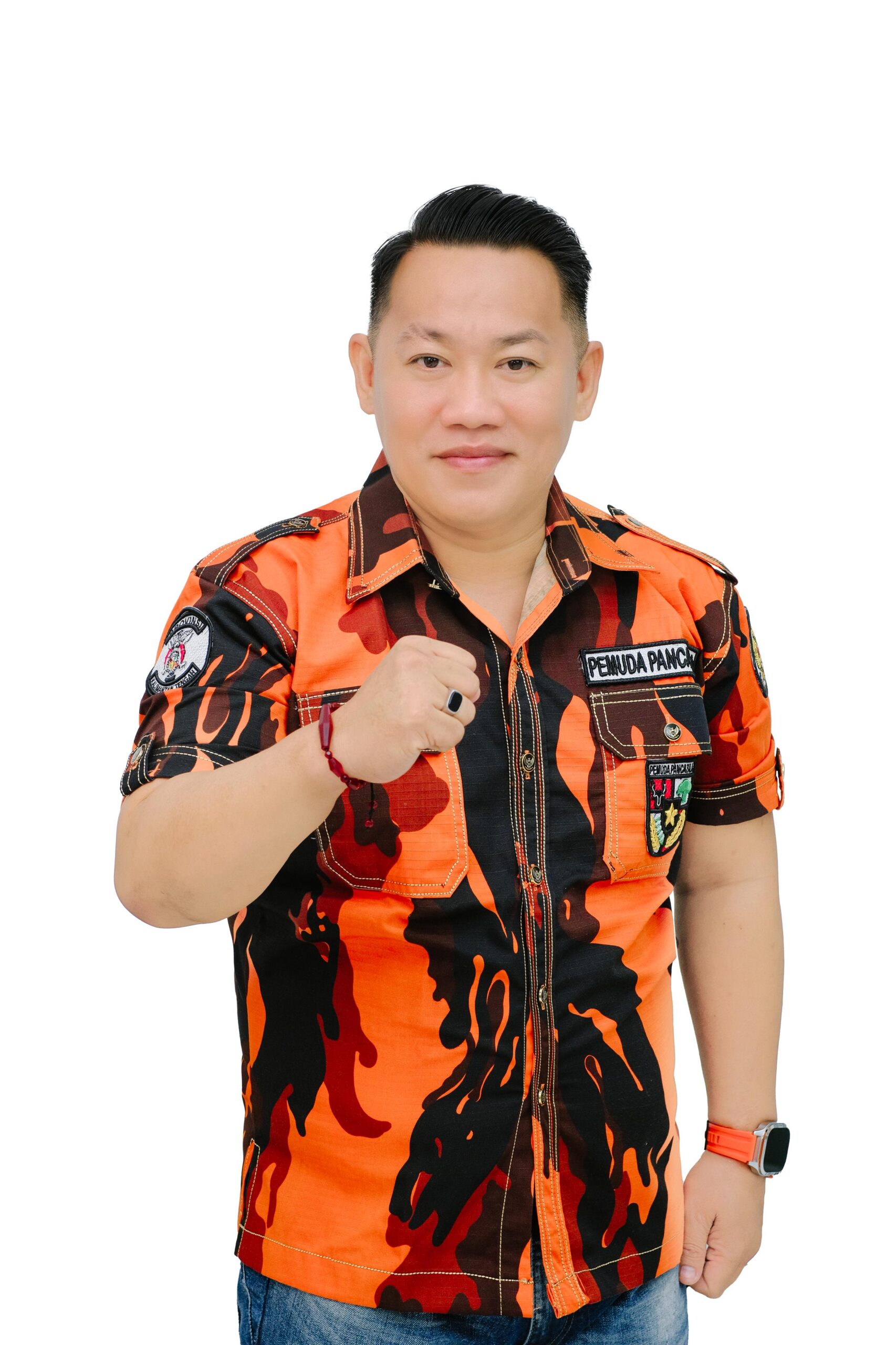 Ketua Majelis Pimpinan Cabang (MPC) Pemuda Pancasila Kota Palangka Raya, Bush Valentino Lambung.