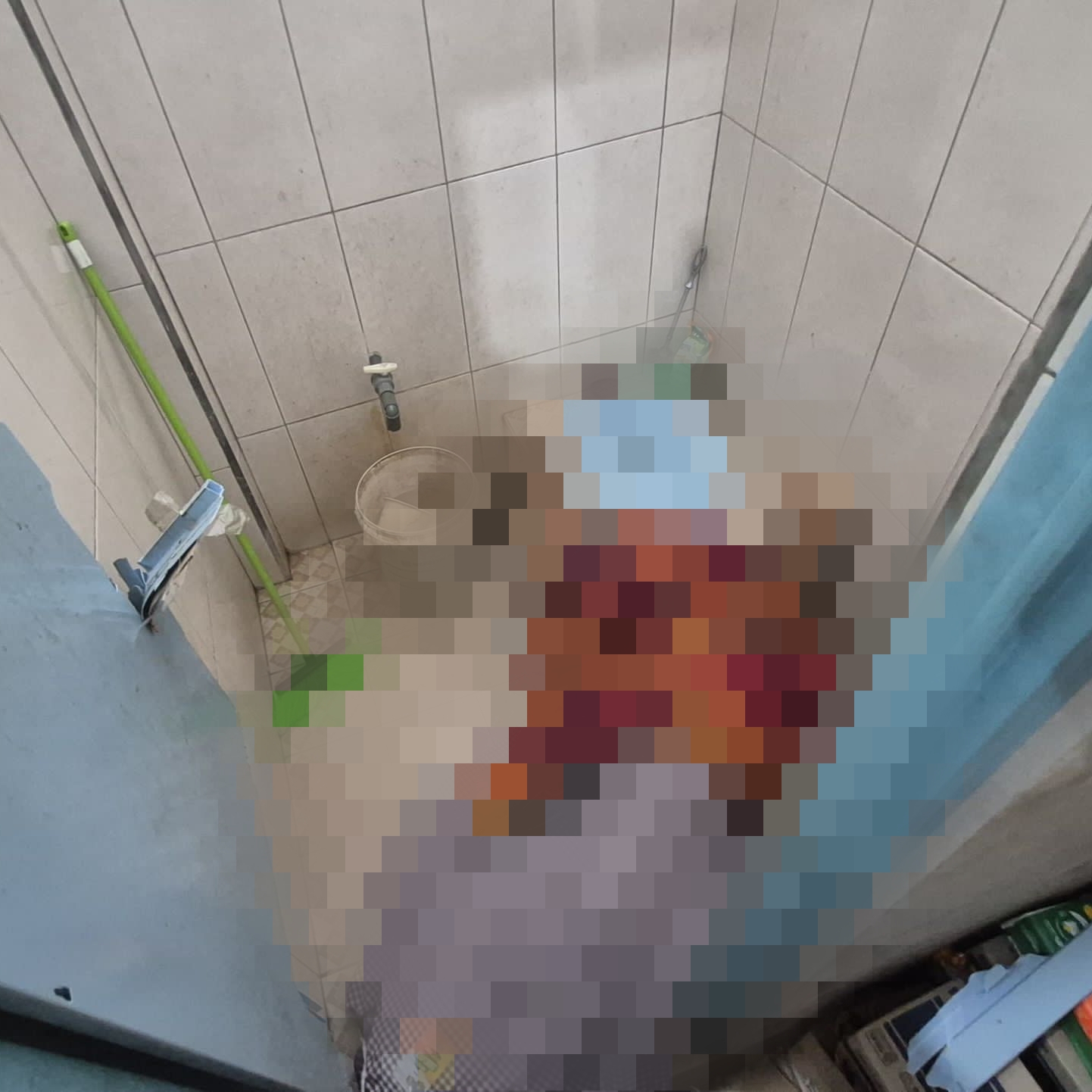 Jasad korban pada saat pertama kali ditemukan dalam keadaan tidak bernyawa