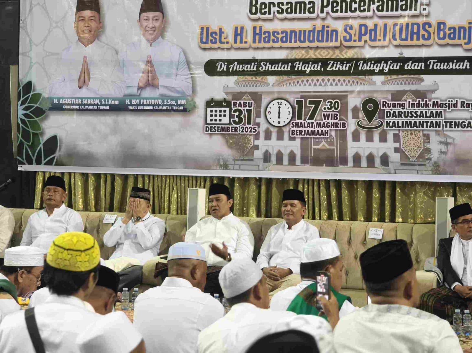 Gubernur Kalteng Ajak Umat Islam Jadikan Isra Miraj dan Muhasabah Akhir Tahun