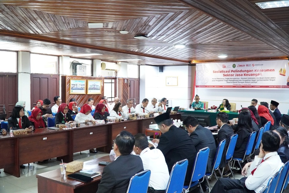 OJK Kalimantan Tengah PerkuatLiterasiKeuangan dan PelindunganKonsumen di Pengadilan Tinggi Palangka Raya