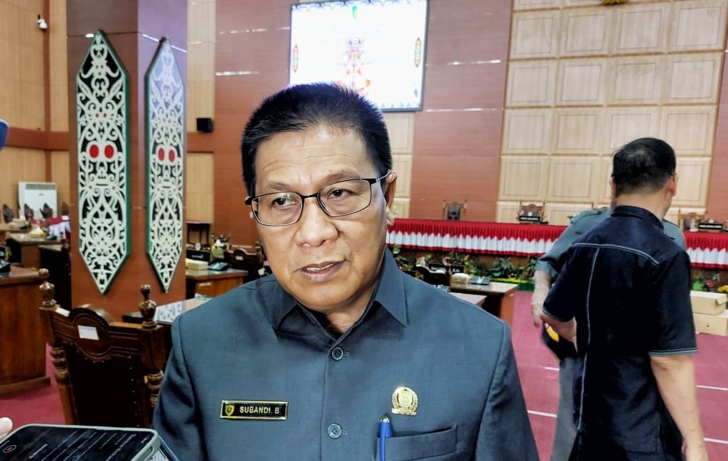 Ketua DPRD Kota Palangka Raya, Subandi.