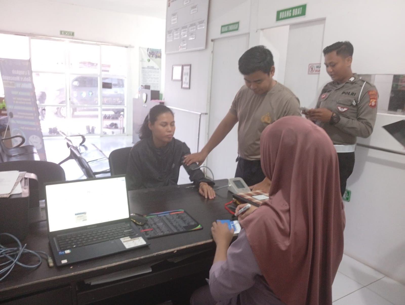 Pemeriksaan kesehatan oleh Siddokes Polresta Palangka Raya