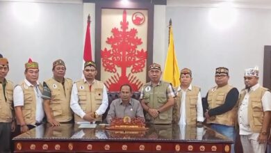 Ketua DPRD Kalteng Drs. Arton S. Dohong, saat menyampaikan dukungannya terhadap GDAN.