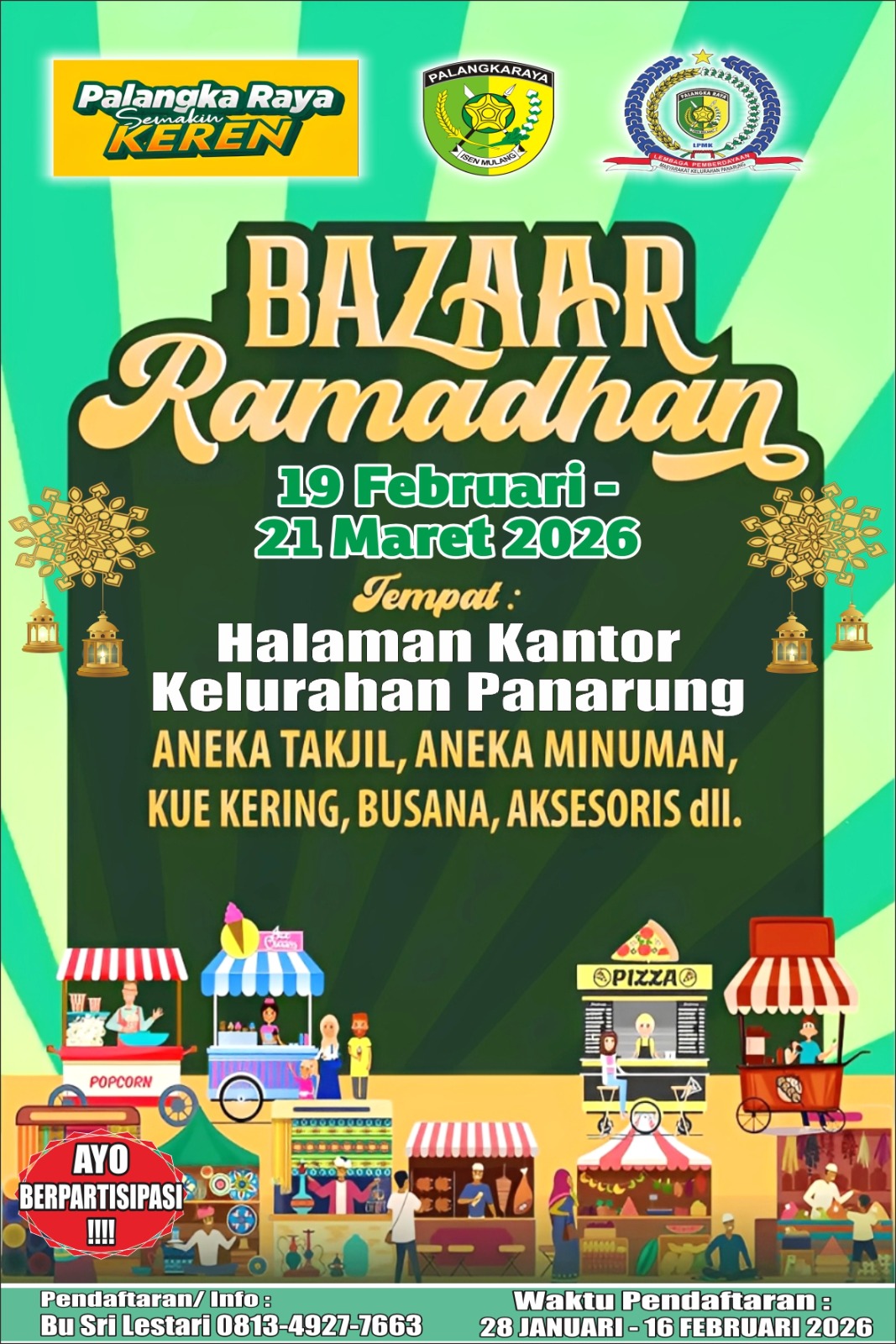 Agenda Bazar Rmadhan Panarung 2026
