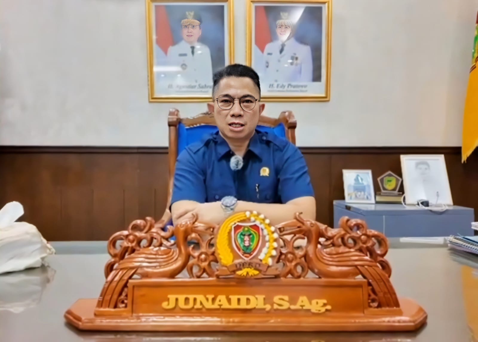 Wakil Ketua III DPRD Kalteng Junaidi Dukung Polri Tetap di Bawah Presiden