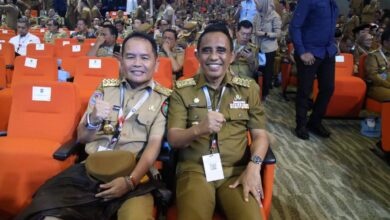 Gubernur Kalteng, H. Agustiar Sabran saat mengikuti Rakornas Pemerintah Pusat dan Pemerintah Daerah Tahun 2026 yang digelar di Sentul International Convention Center