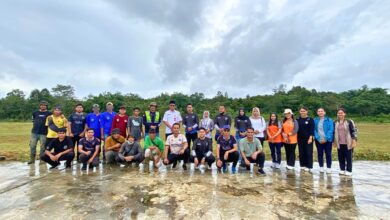Rutan Tamiang Layang dan Pemkab Bartim Gelar Kerja Bakti di Stadion Magantis