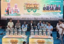 Panitia melakukan penyegelan terhadap alat undi, secara transparan