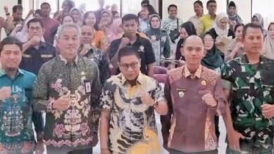 Ketua DPRD Kota Palangka Raya, H Subandi, saat menghadiri Musrenbang Kecamatan Pahandut.