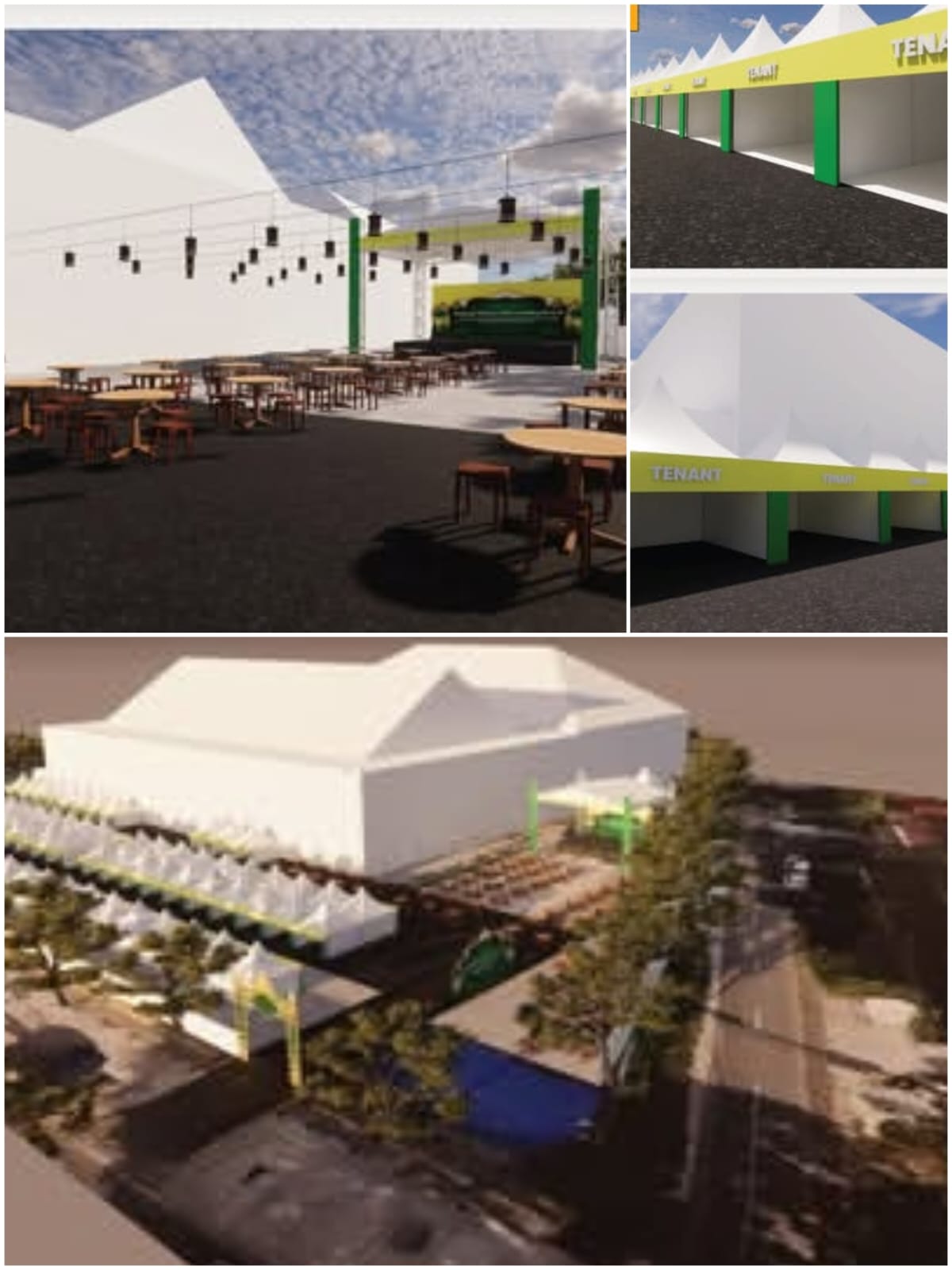 Konsep Pasar Ramadan di kawasan Datah Manuah.