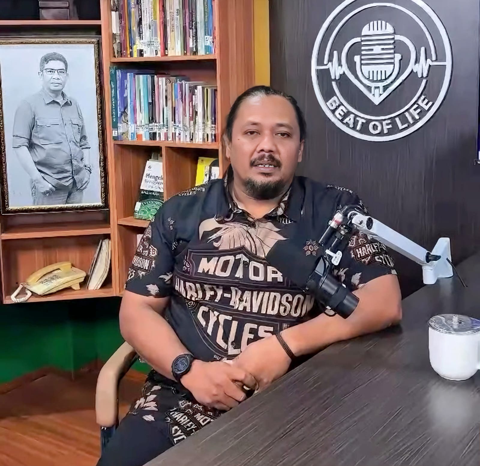 Ketua Tim Satgaswil (Satuan Tugas Wilayah) Densus 88 Anti Teror Polri, Provinsi Kalomantan Temgah, Iptu Ganjar Satriyono, SH