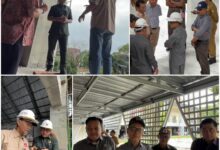 DPRD Kalteng saat melakukan meninjau progres pembangunan Gereja Maranatha GKE Palangka Raya.