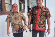 Wakil Ketua Komisi III DPRD Kalteng, Tomy Irawan Diran, SE., saat mengunjungi SMAN2 Pangkalan Bun, beserta jajaran komisi