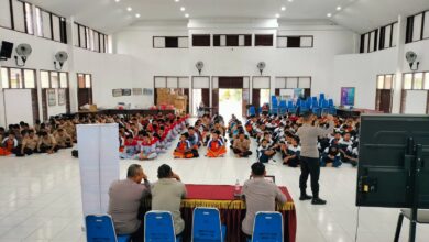 Bagian SDM Polresta Palangka Raya mensosialisasikan rekrutmen polri TA 2016