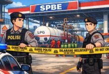 Polda Kalteng Segel SPBE di Kotim