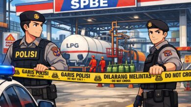 Polda Kalteng Segel SPBE di Kotim