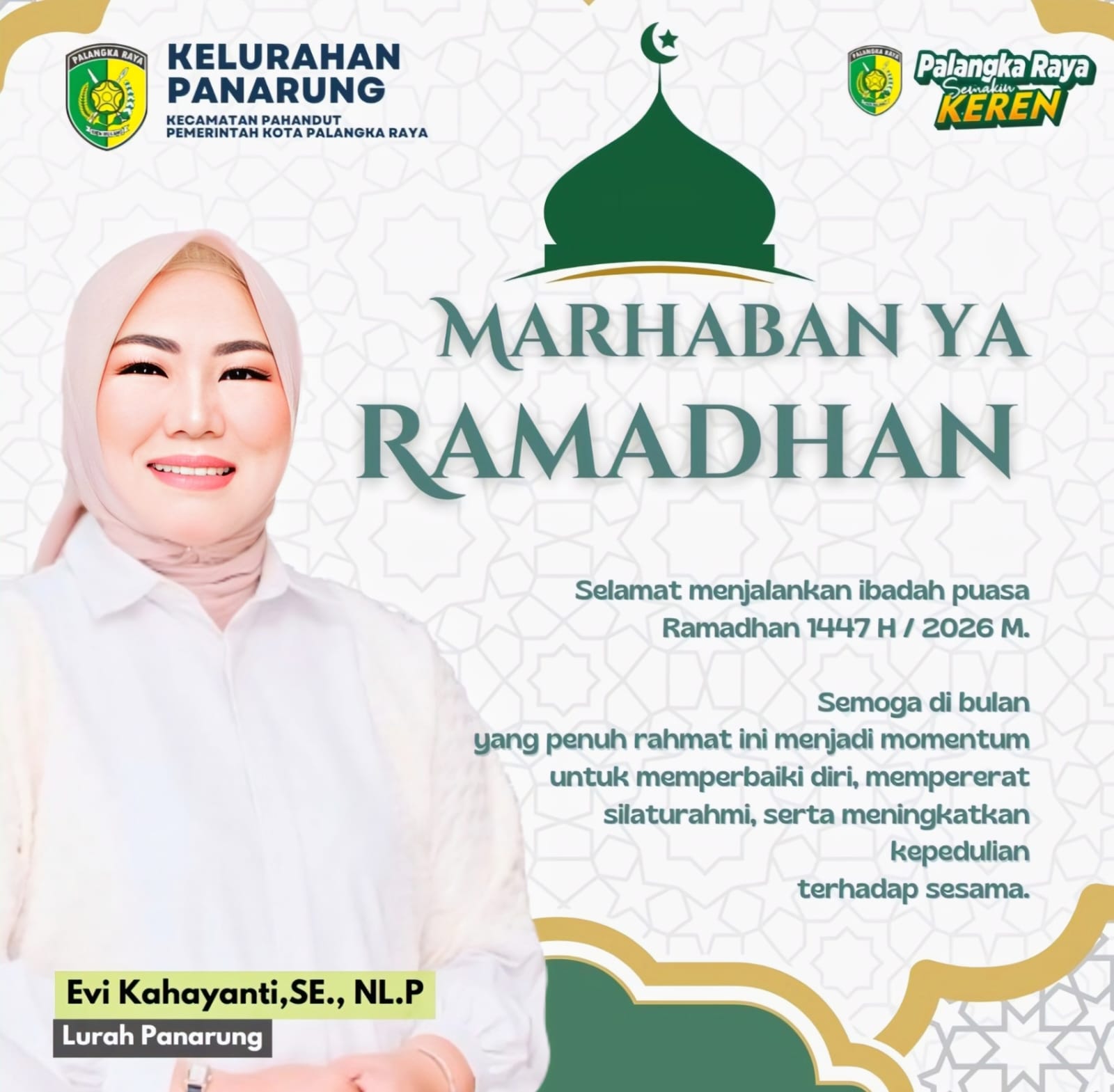 Lurah Panarung, Evi Kahayanti, SE., NL.P.