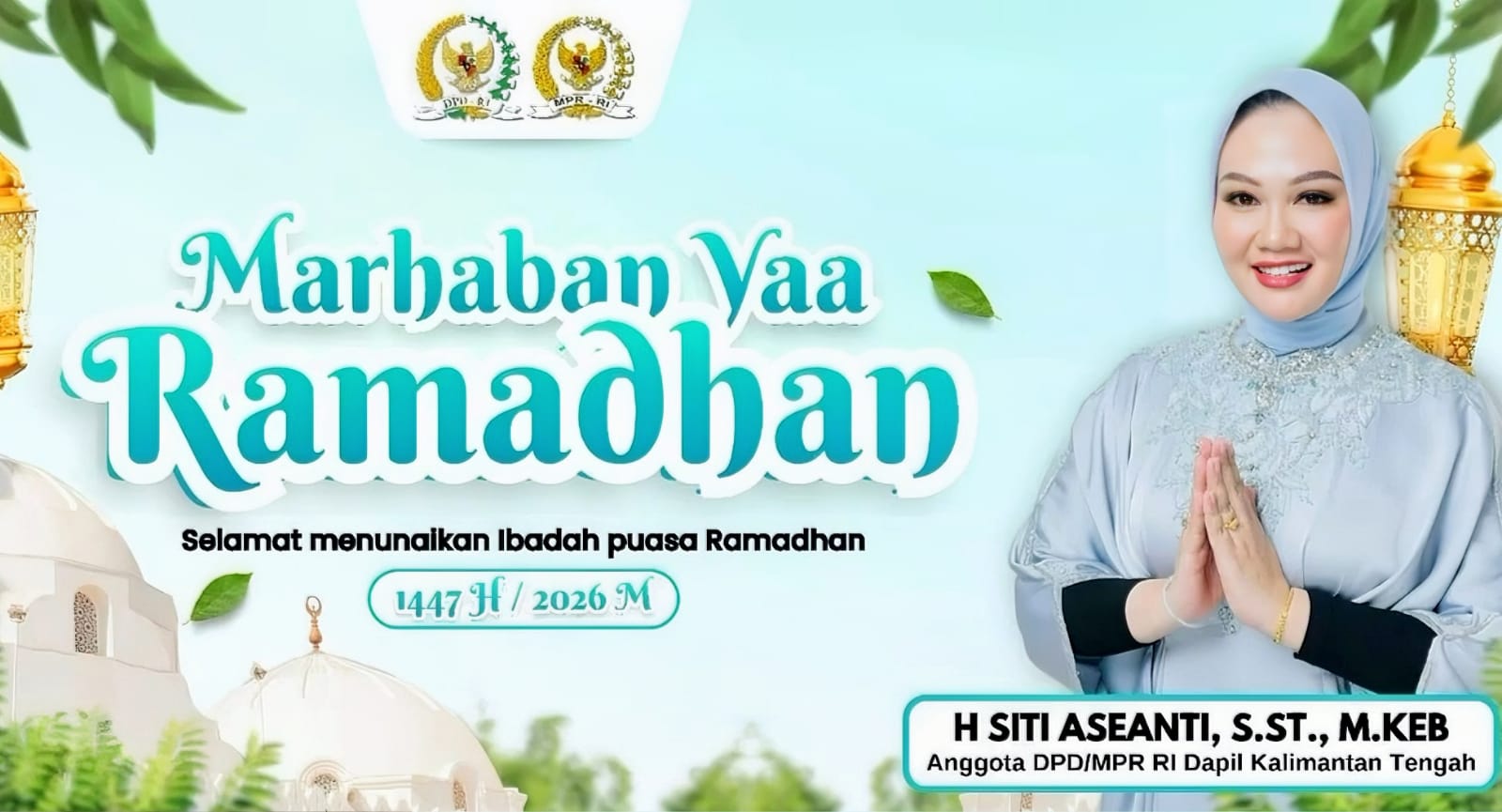 Anggota DPD RI/MPR RI Dapil Kalimantan Tengah, Siti Aseanti