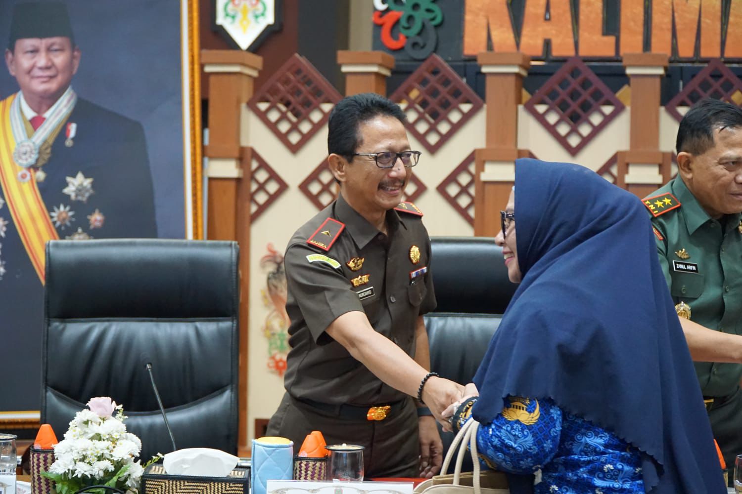 Kepala Kejaksaan Tinggi Kalimantan Tengah, Nurcahyo J.M menjadi salah satu narasumber dalam kegiatan pembinaan