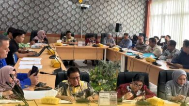 DPRD Kota Palangka Raya, saat Audiensi bersama Paguyuban Pedagang Kuliner Tunggal Sangomang.