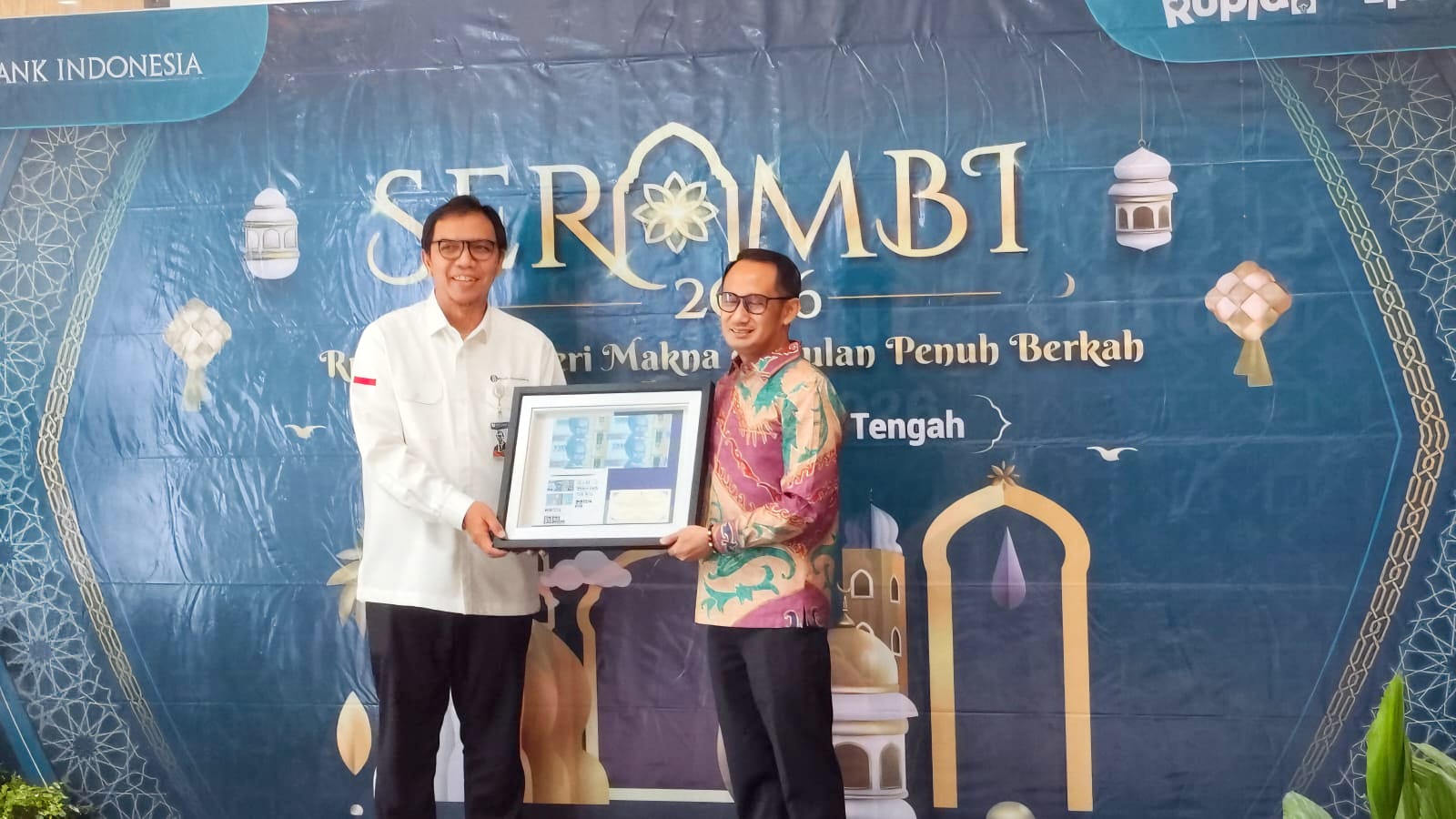 Wali Kota Palangka Raya, Fairid Naparin saat menghadiri kegiatan Kick Off SERAMBI 2026 yang digelar di Kantor Perwakilan Bank Indonesia Provinsi Kalimantan Tengah