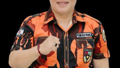 Ketua MPC PP Kota Palangka Raya, Bush Valentino Lambung, SH