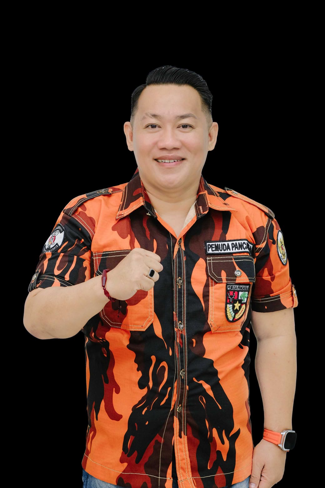 Ketua MPC PP Kota Palangka Raya, Bush Valentino Lambung, SH