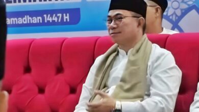 Wakil Ketua DPRD Provinsi Kalimantan Tengah, Junaidi, saat menghadiri kegiatan silaturahmi dan buka puasa bersama Pemprov Kalteng