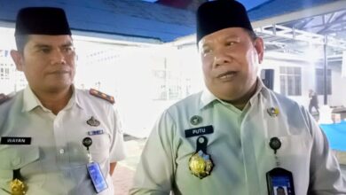 Kepala Kantor Wilayah Direktorat Jenderal Pemasyarakatan Kalimantan Tengah, I Putu Murdiana saat di wawancara awak media