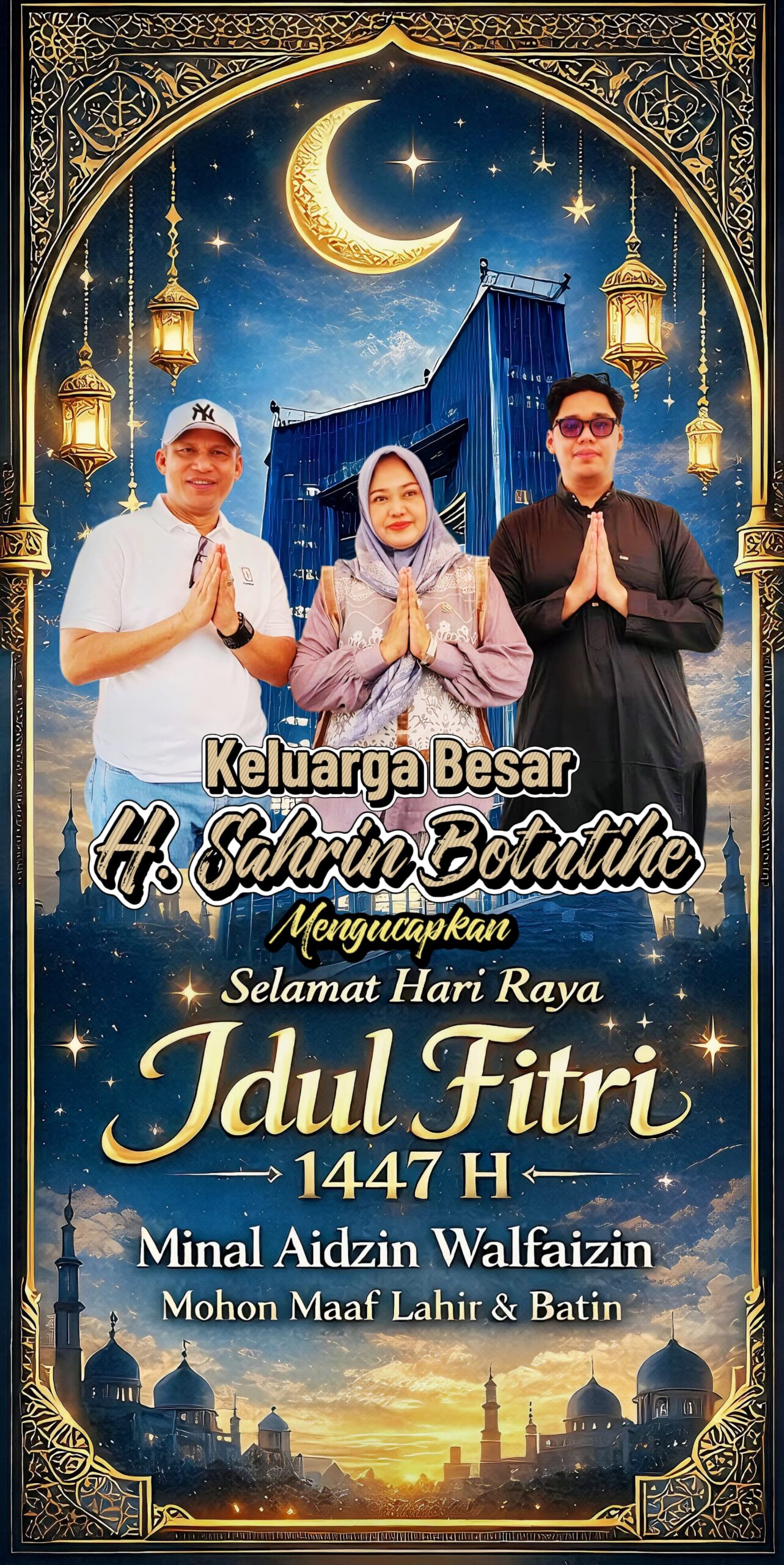 Keluarga Besar H. Sahrin Botutihe Ucapkan Selamat Idul Fitri 1447 H, Tekankan Makna Silaturahmi