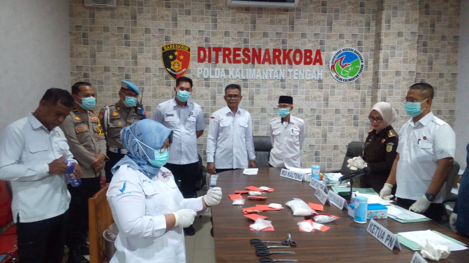Musnahkan 1,09 Kilogram Sabu, Ditresnarkoba Polda Kalteng Tegaskan Komitmen Berantas Narkoba