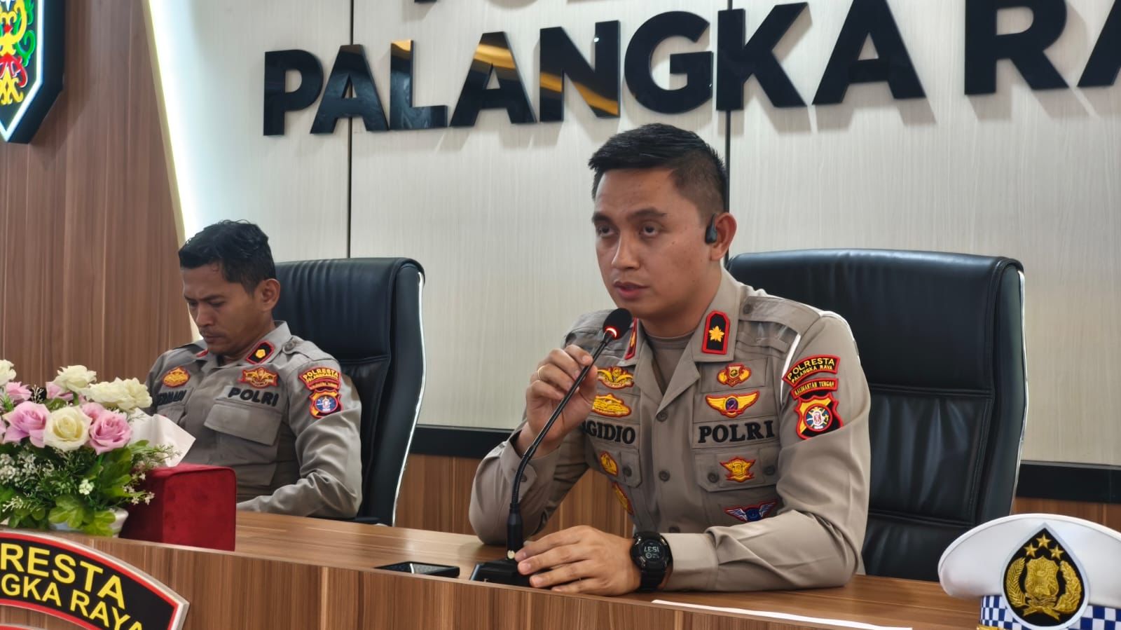 Kasatlantas Polresta Palangka Raya Kompol Egidio Sumilat