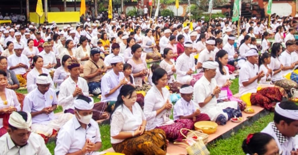 Mecaru di Pura Pitamaha, Ritual Sakral Penyeimbang Alam dan Kehidupan