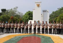 Polresta Palangka Raya ziarah ke TMP Sanaman Lampang