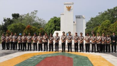 Polresta Palangka Raya ziarah ke TMP Sanaman Lampang