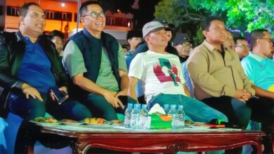 Suasana Nobar laga final FIFA Series 2026 antara Indonesia melawan Bulgaria