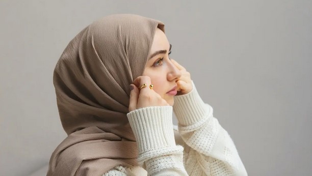 Cuma Butuh Satu Peniti! Intip 6 Gaya Hijab Ramadan yang Ringan di Kepala
